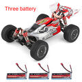 1/14 2.4G 4WD High Speed Racing RC Car Vehicle Models 60km/h Two Battery 7.4V 2600mAh