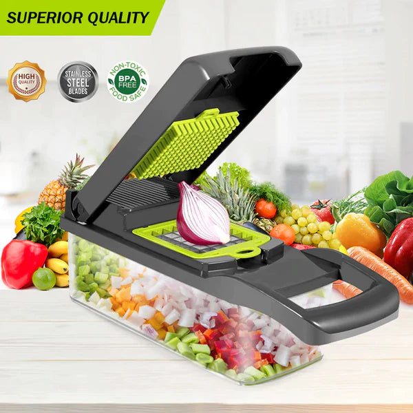 Industrial Electric Vegetable Cutter Machine Multi Blade Vegetable Slicer  110V - China Vegetable Cutter, Multifunctional Vegetable Cutter